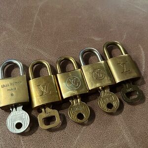 LOUIS VUITTON LV LOCK & KEY (Various 300 Series Numbers Available)